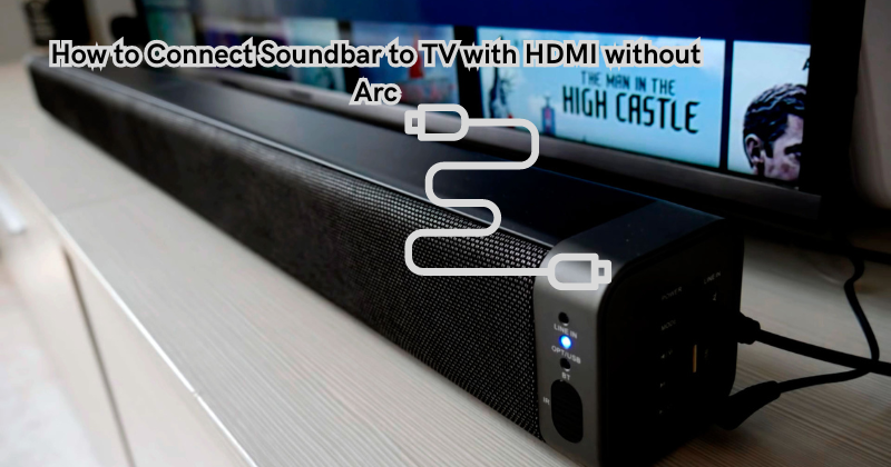 Fashion soundbar with hdmi connection