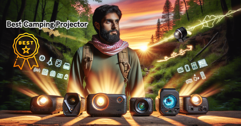 Goodbye to Boring Nights Under the Stars - Meet the Best Camping Projector