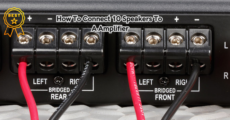 How To Connect 10 Speakers To A Amplifier