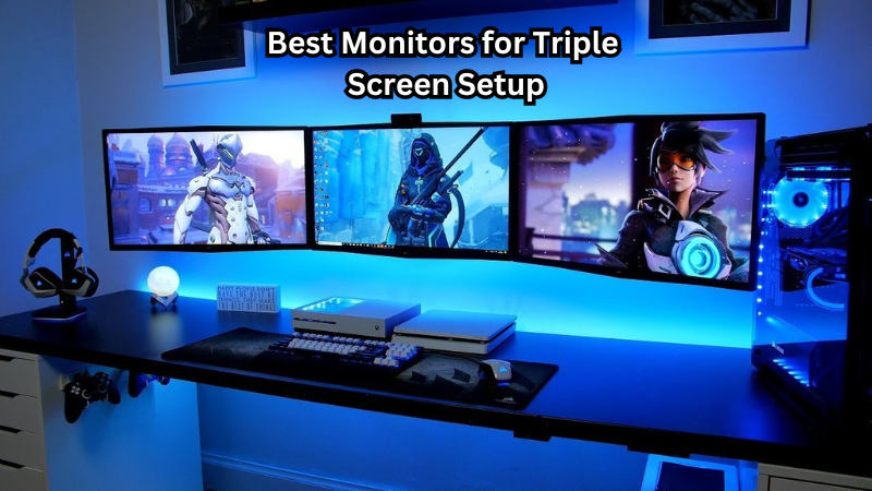 Elevate Your Gaming and  Productivity: The Best Monitors for Triple Screen Setup