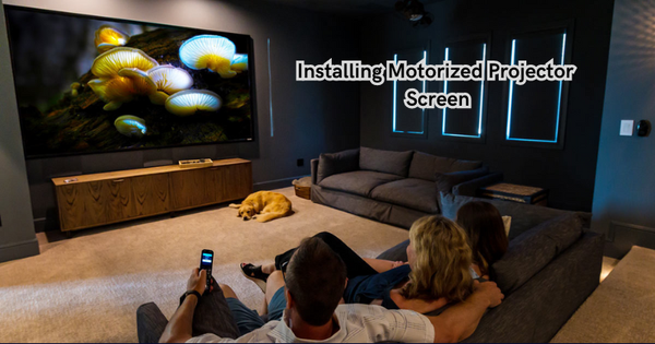 Installing Motorized Projector Screen