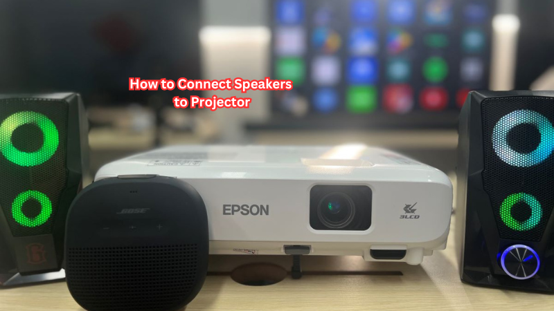 How to Connect Speakers to Projector